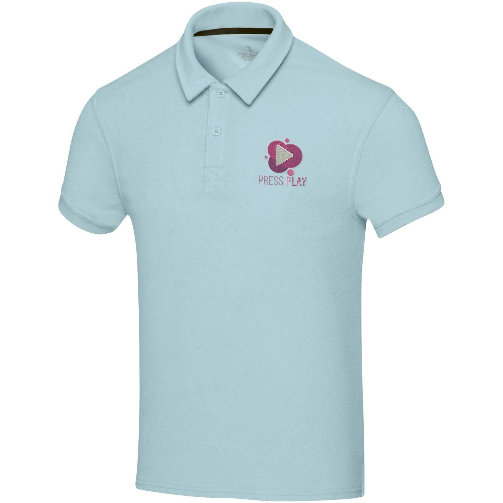 Polo Akoya unisexe en tissu éponge recyclé 10