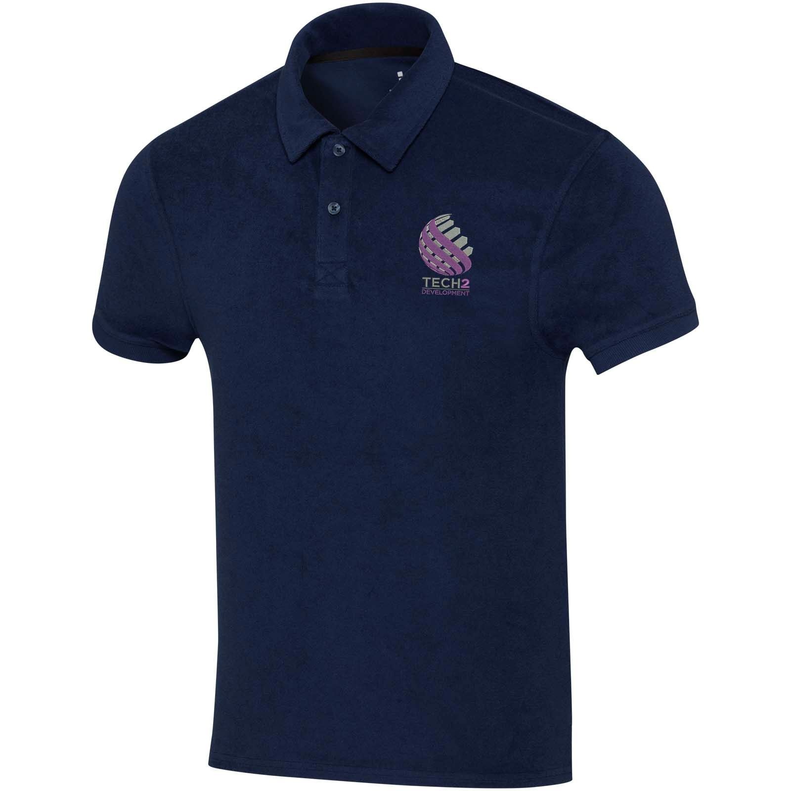 Polo Akoya unisexe en tissu éponge recyclé 13