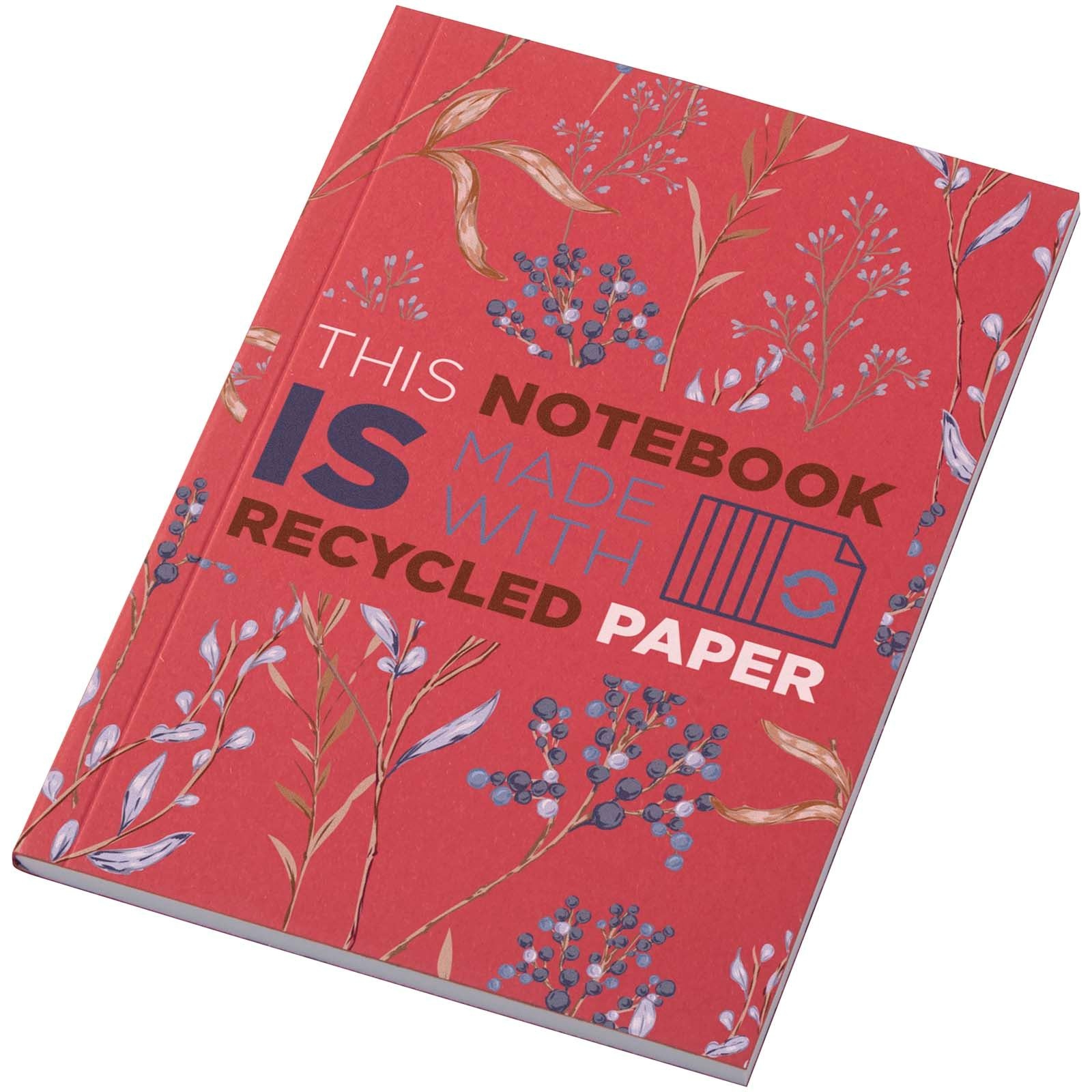 Cahier Novella Austen A6 recyclé à couverture souple de 50 feuilles 6
