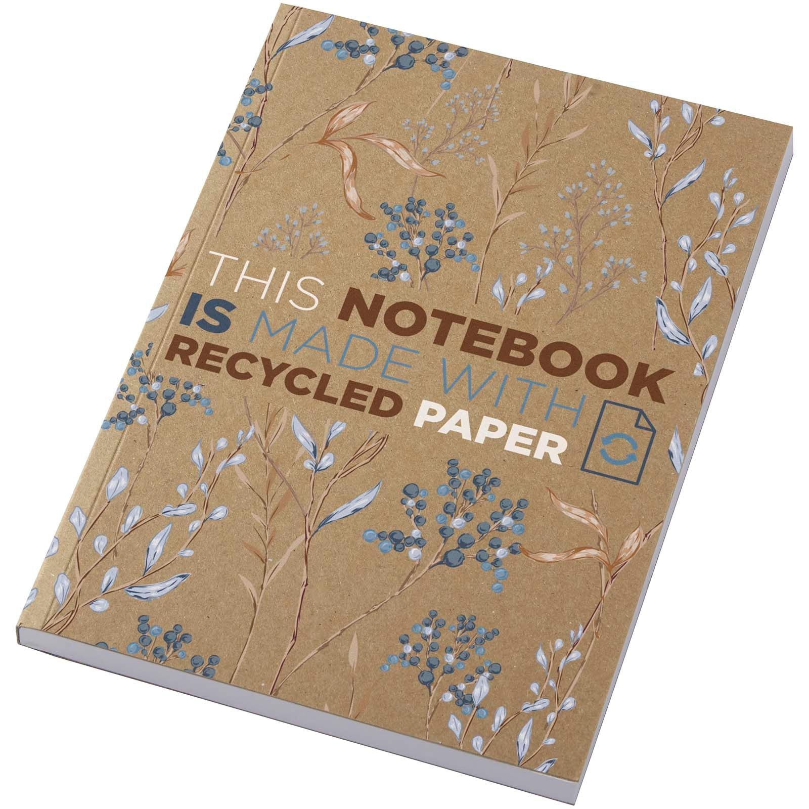 Cahier kraft Novella Austen A5 recyclé à couverture souple de 100 feuilles 2