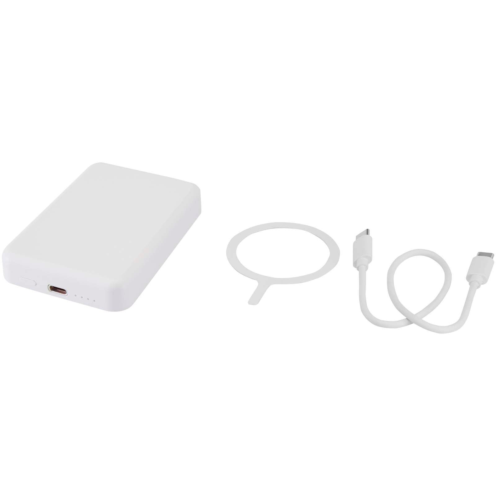 Batterie de secours Acrab magnétique sans fil de 5 000 mAh et 15 W avec PD de 20 W - fabriquée en plastique recyclé 13