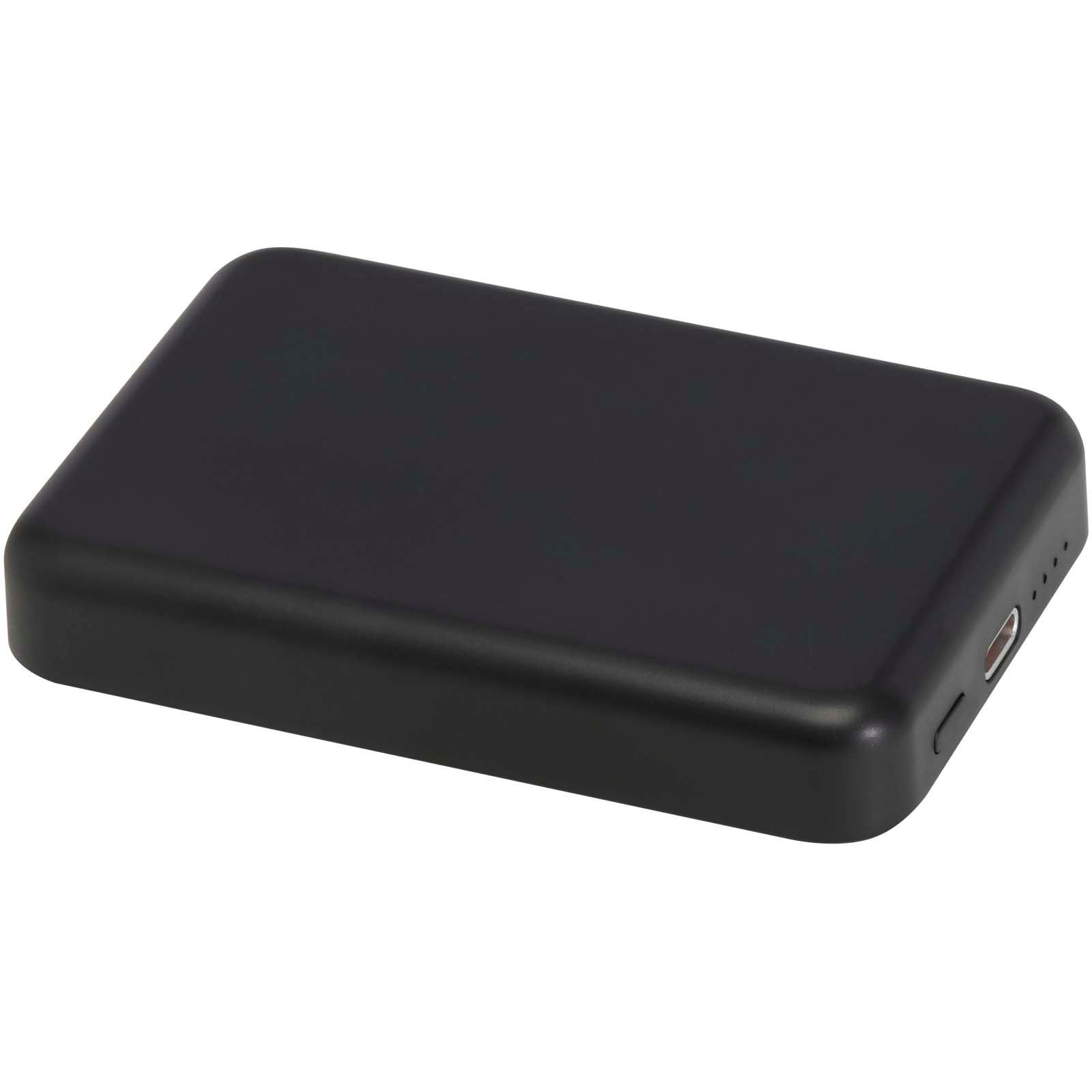 Batterie de secours Acrab magnétique sans fil de 5 000 mAh et 15 W avec PD de 20 W - fabriquée en plastique recyclé 10