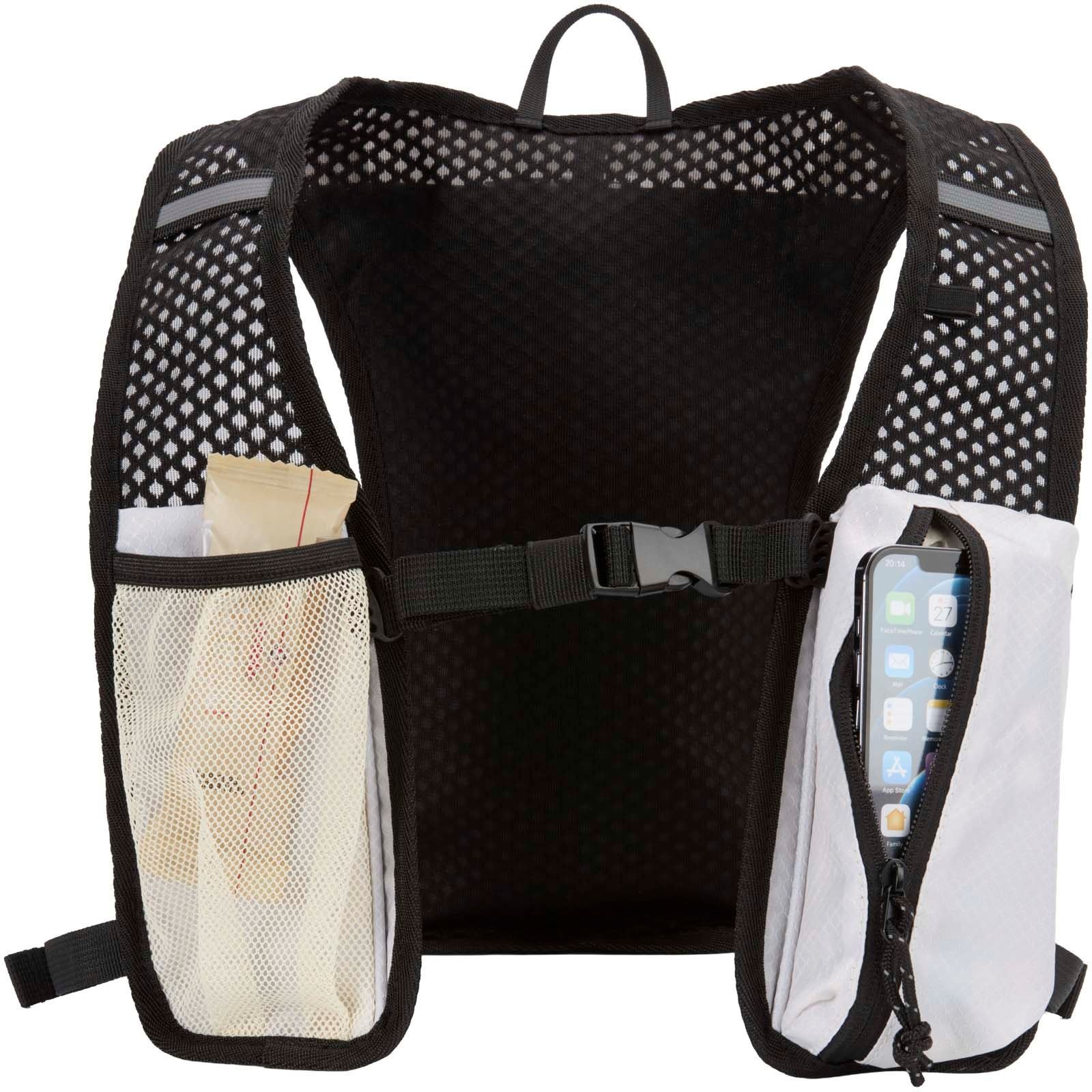 Gilet de course Nomad de 5 L en matériaux recyclés certifiés GRS avec système d’hydratation 16