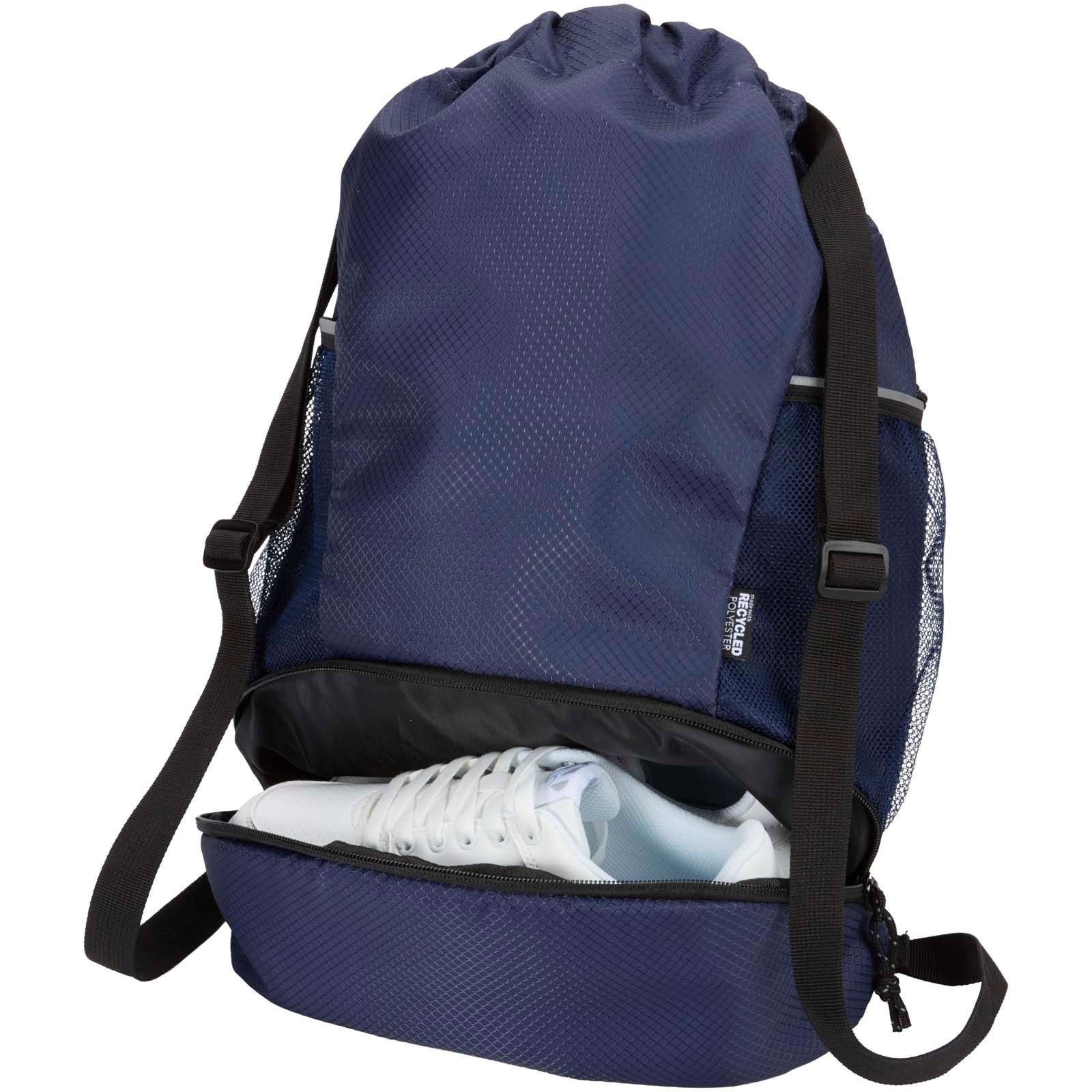 Sac de sport Nomad à cordon en matériaux recyclés certifiés GRS avec compartiment inférieur de 18 L 15