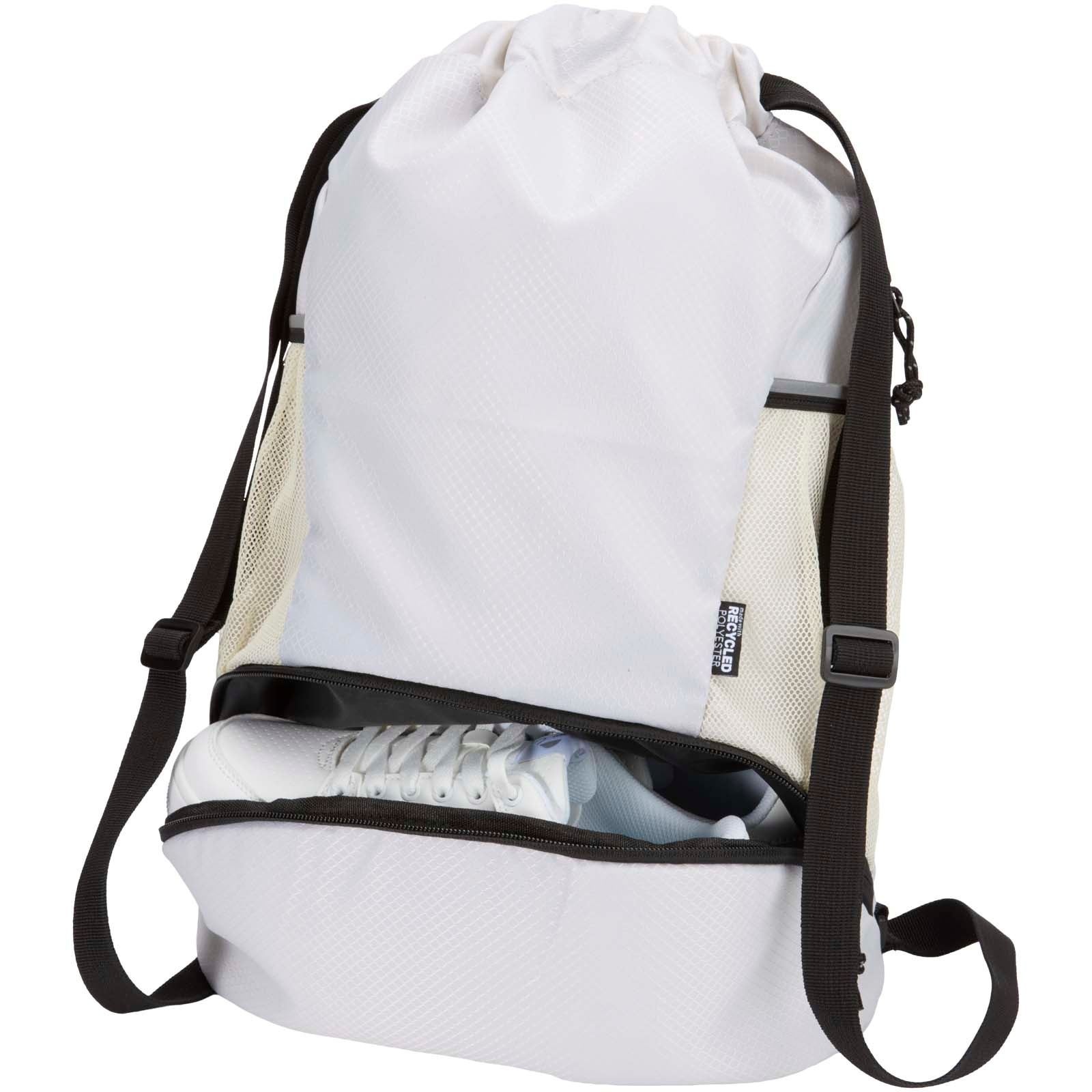 Sac de sport Nomad à cordon en matériaux recyclés certifiés GRS avec compartiment inférieur de 18 L 16