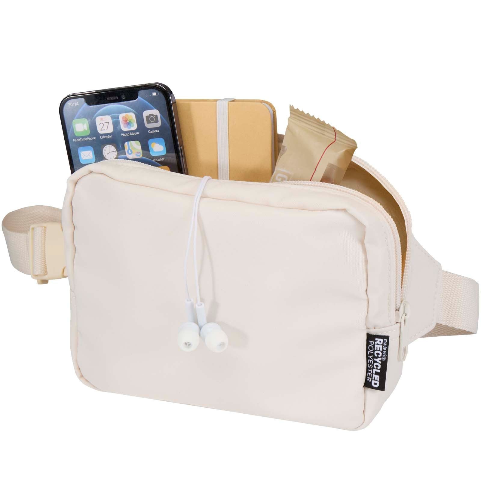 Sac bandoulière de voyage Trip Aware™ de 1 L en matériaux recyclés 16
