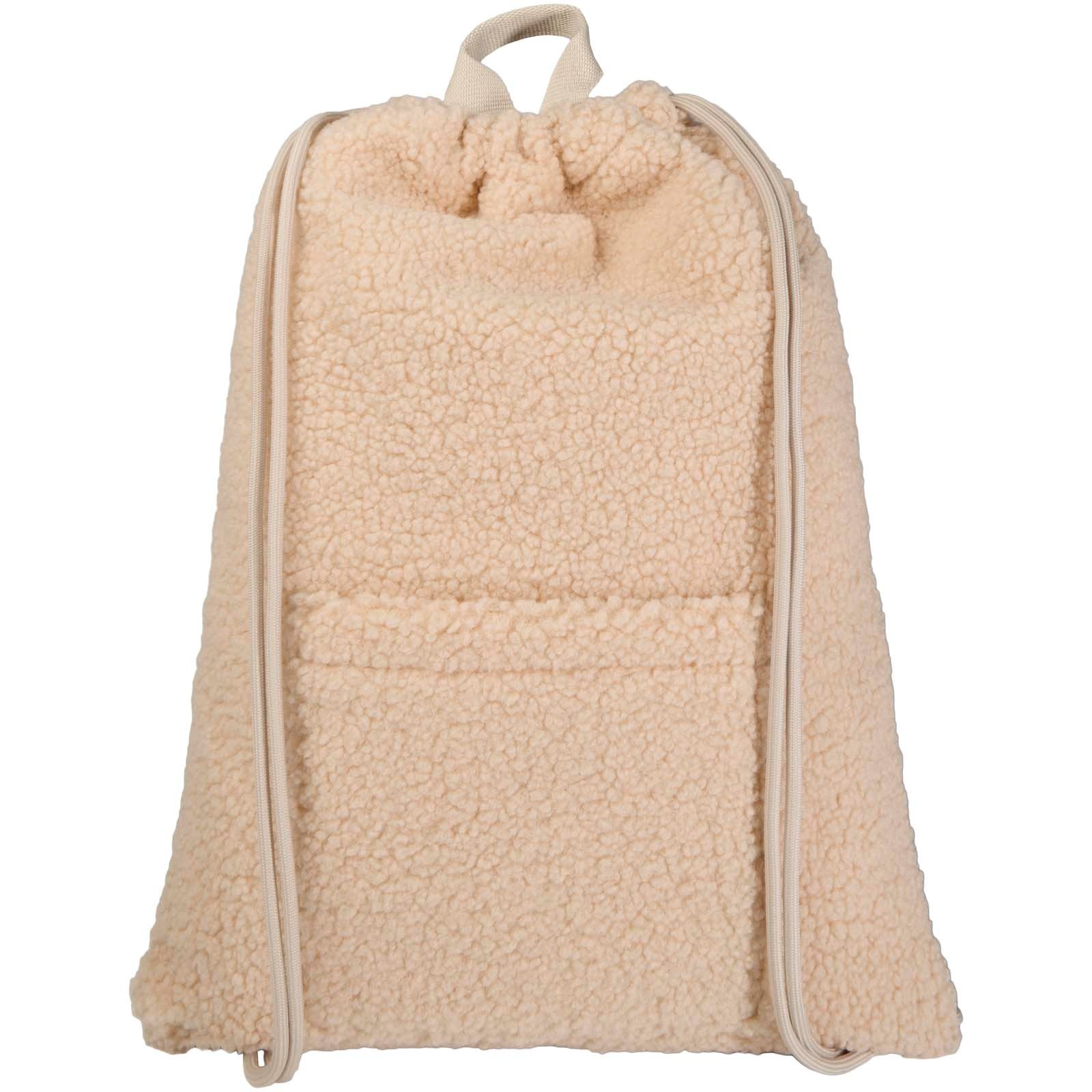 Sac à dos avec cordon sherpa recyclé GRS de 9 L Bear 5