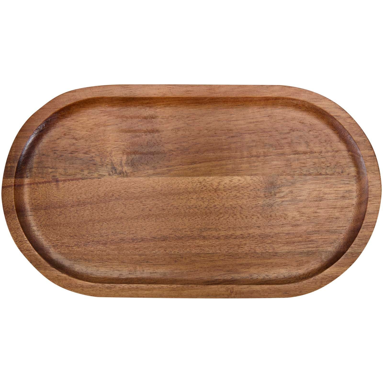 Plateau de service Edge en acacia 3