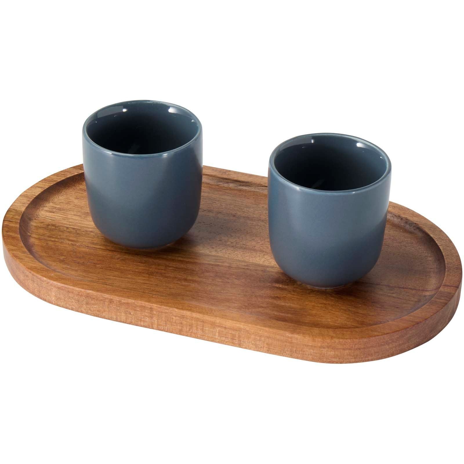 Plateau de service Edge en acacia 6