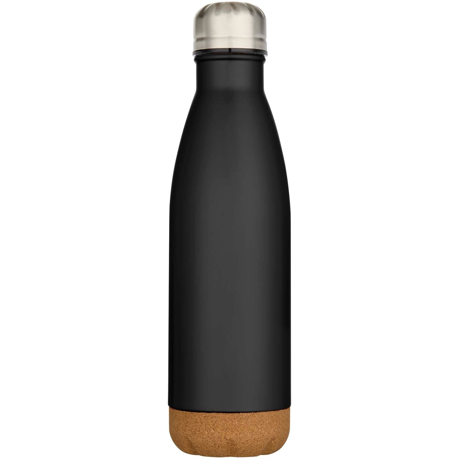 Bouteille d’eau Cove de 500 ml en acier inoxydable isolée sous vide et à double paroi avec détails en liège 8