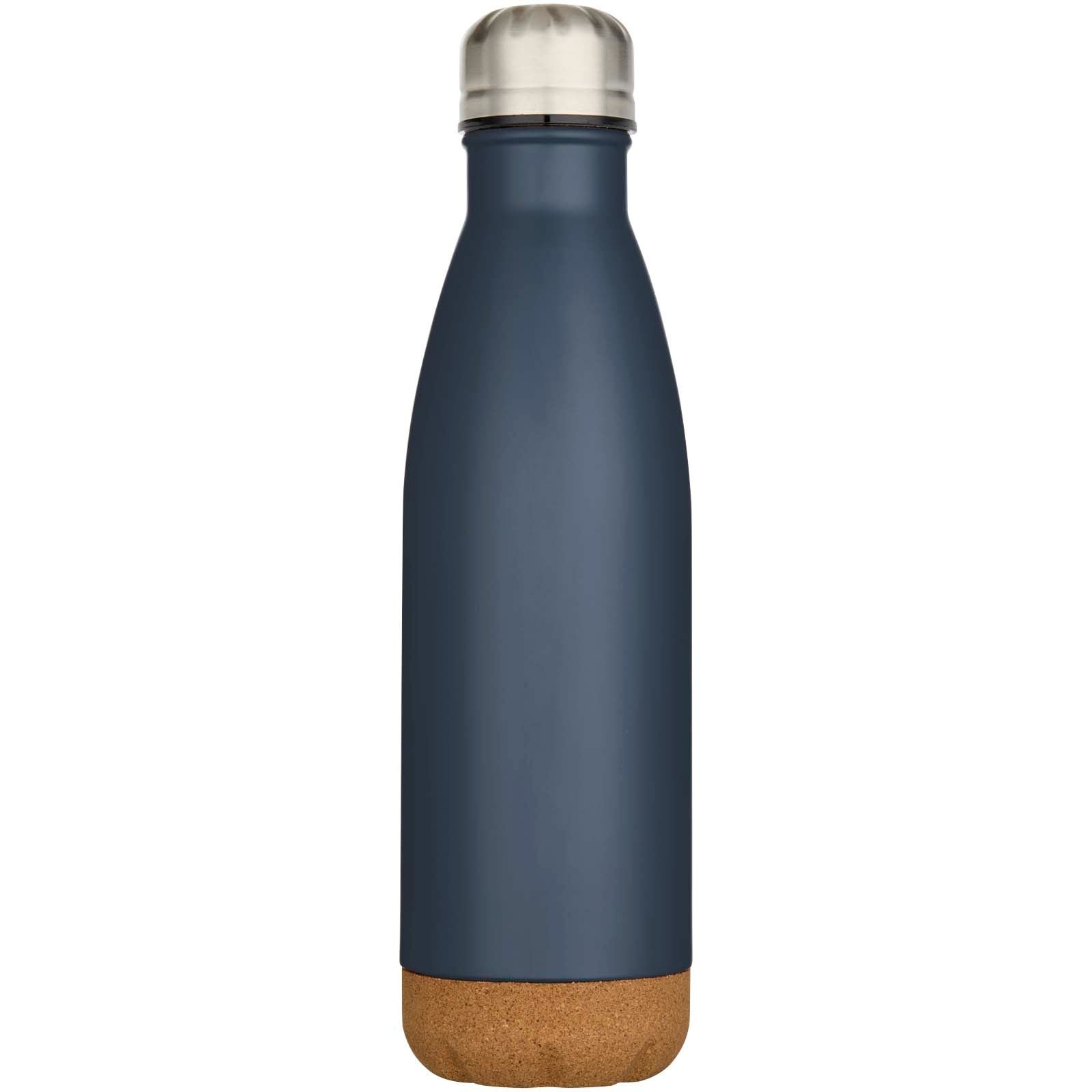 Bouteille d’eau Cove de 500 ml en acier inoxydable isolée sous vide et à double paroi avec détails en liège 9