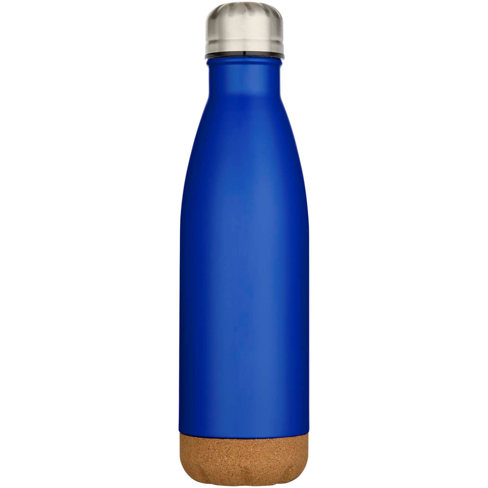 Bouteille d’eau Cove de 500 ml en acier inoxydable isolée sous vide et à double paroi avec détails en liège 11