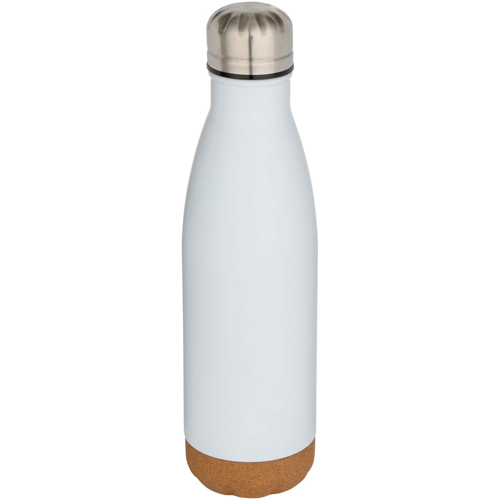 Bouteille d’eau Cove de 500 ml en acier inoxydable isolée sous vide et à double paroi avec détails en liège 7