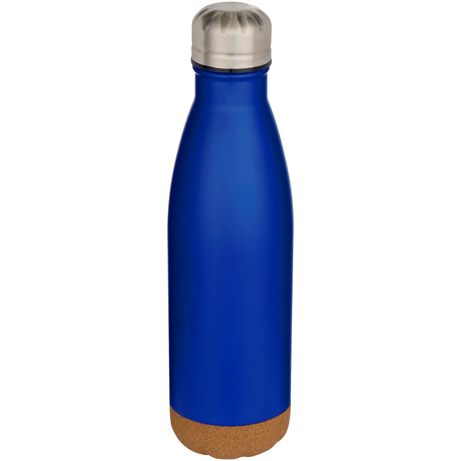 Bouteille d’eau Cove de 500 ml en acier inoxydable isolée sous vide et à double paroi avec détails en liège 5