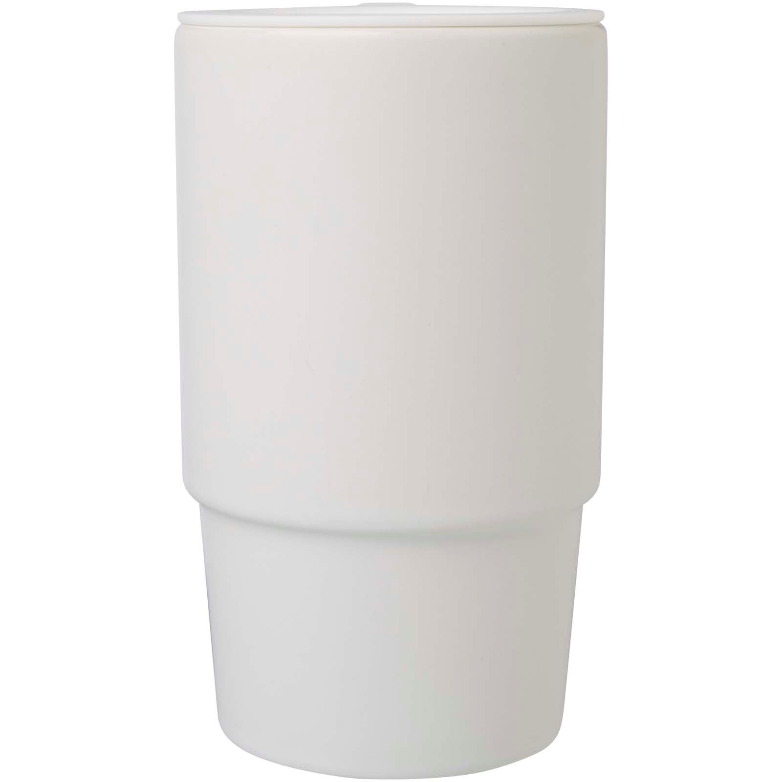 Mug Carter en céramique de 450 ml avec couvercle en plastique 7