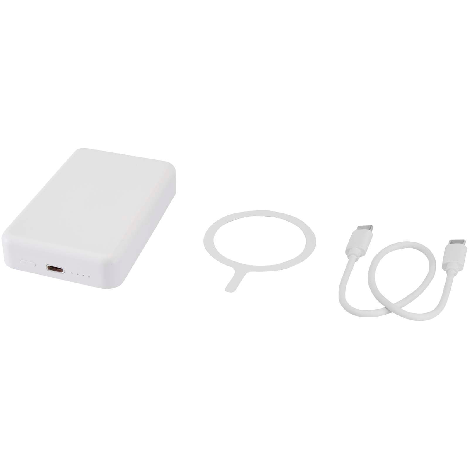 Batterie de secours Acrab magnétique sans fil de 10 000 mAh et 15 W avec PD de 20 W - fabriquée en plastique recyclé 13