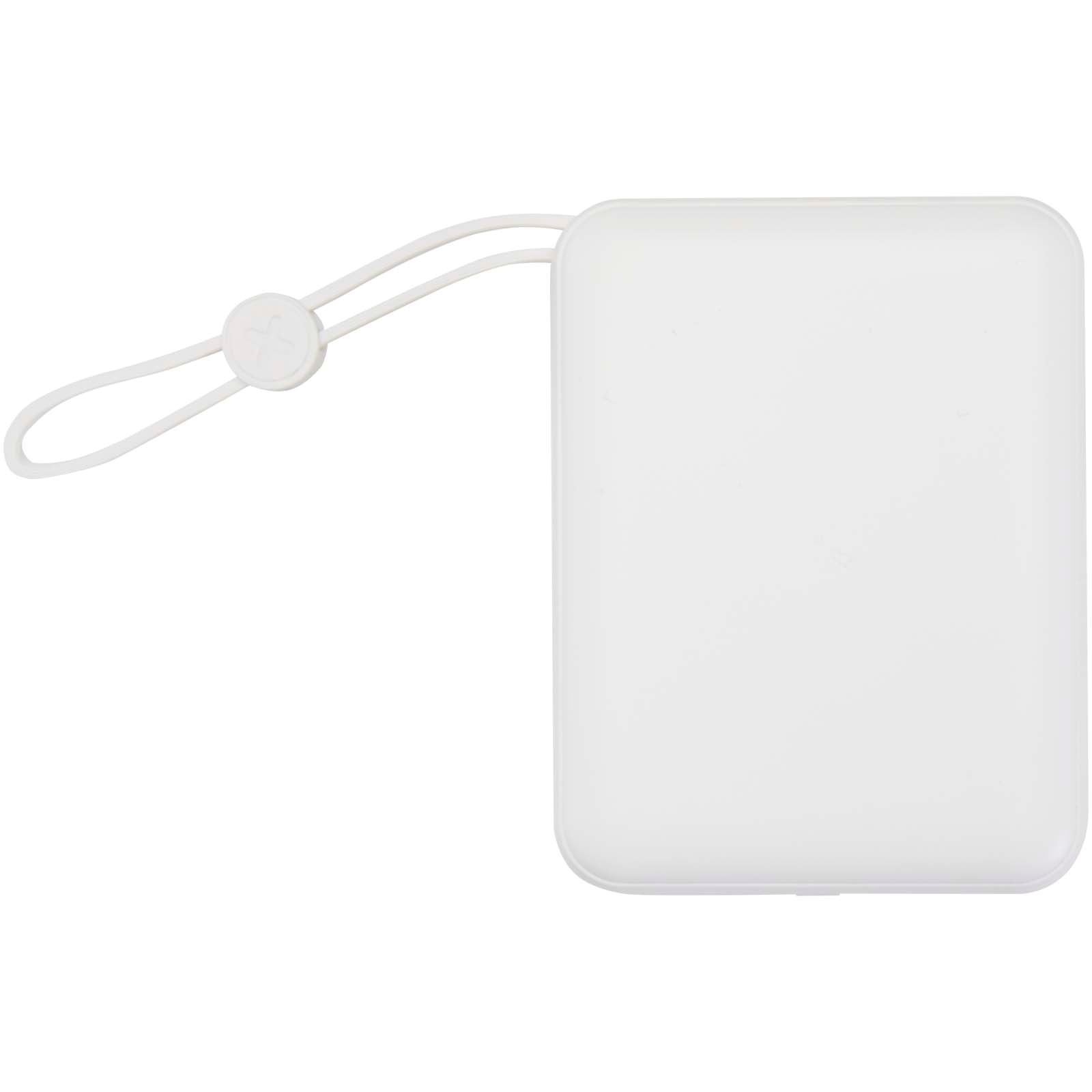 Batterie externe Acrux de 10 000 mAh et 35 W pour tablette avec câble Type-C intégré - fabriquée en plastique recyclé 5