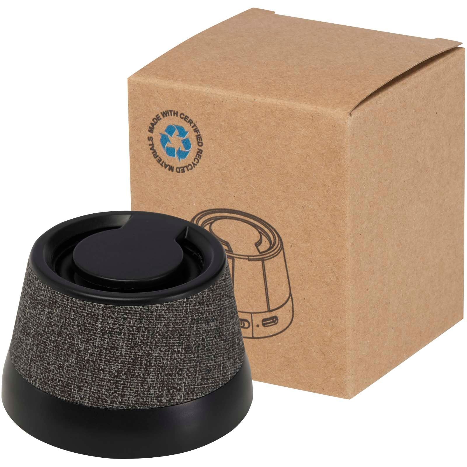 Haut-parleur Horna sans fil magnétique en plastique recyclé de 3 W 2