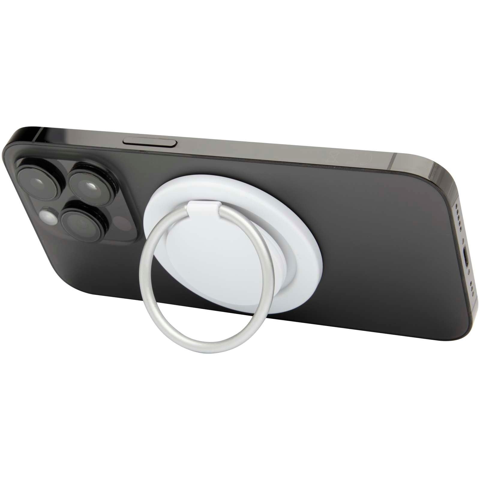 Support de téléphone Albali magnétique en plastique recyclé avec anneau de support 3