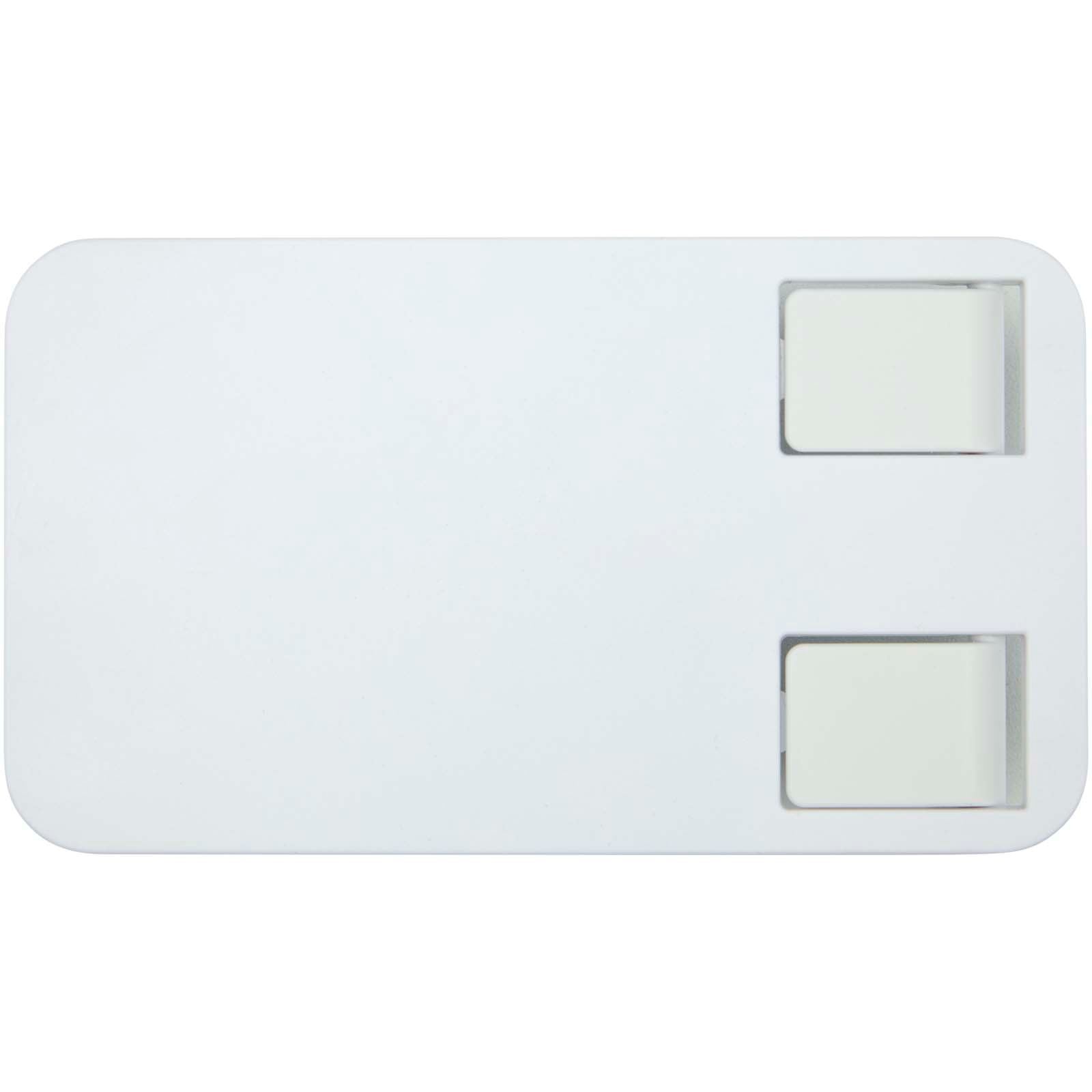 Support de téléphone Alhena pliable en plastique recyclé avec support de bureau en métal 5