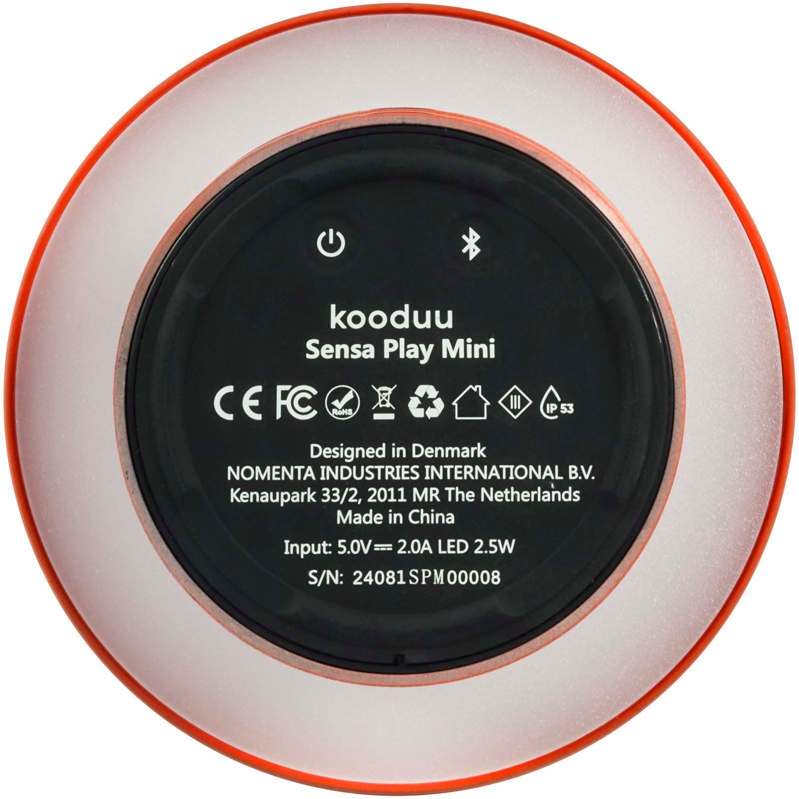 Enceinte et lampe JBL portables Kooduu Sensa Play Mini 20
