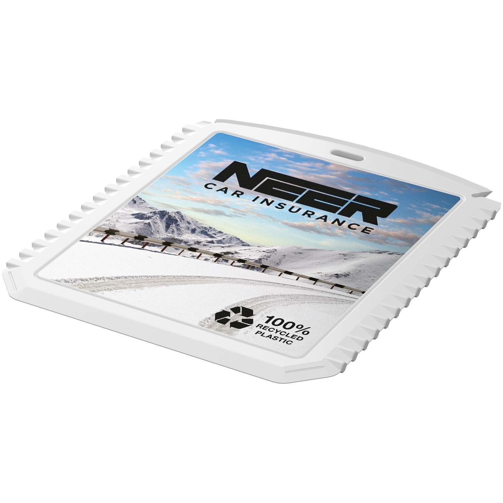 Grattoir à glace Thrym rectangulaire et en plastique recyclé 21