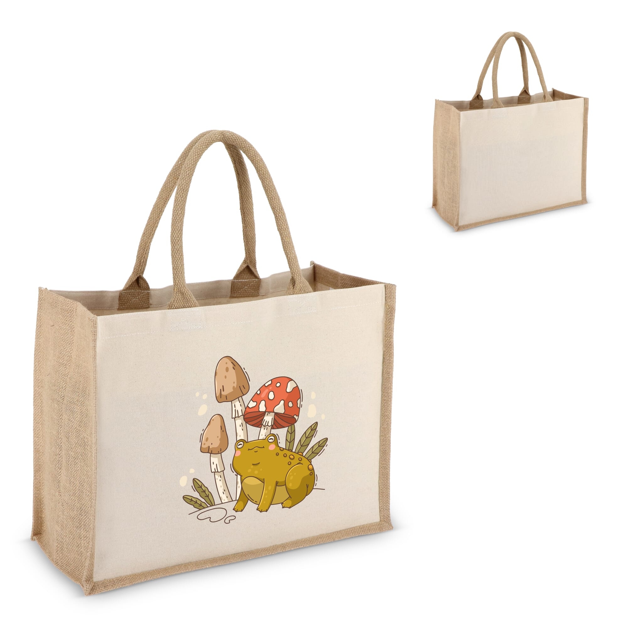 Jute-Cotton Sac fourre-tout OEKO-TEX® 42,5 x 19 x 32cm 320g/m²