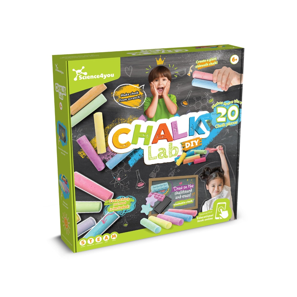CHALK FACTORY. Fabriquer vos craies, idéal pour enfants 2