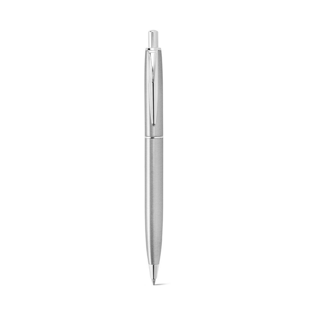 DOOLI. Stylo à bille en acier inoxydable (53 % recyclé), avec corps brillant 4