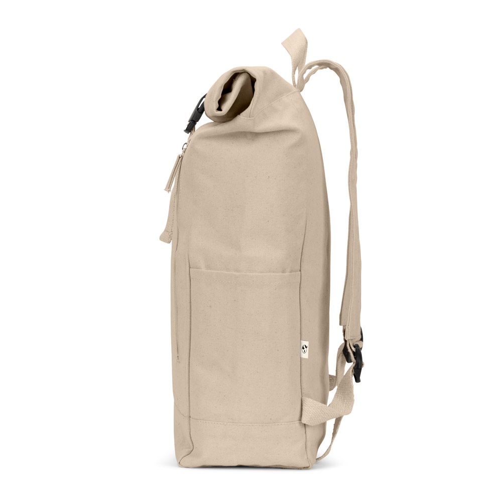 SAINT. Sac à dos à enroulement en coton recyclé et polyester recyclé (380 g/m²) 15