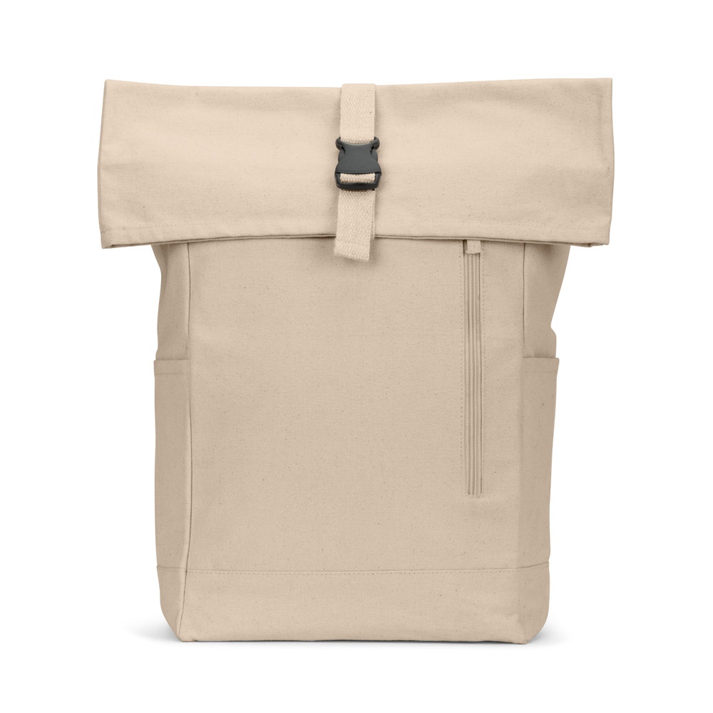 SAINT. Sac à dos à enroulement en coton recyclé et polyester recyclé (380 g/m²) 16