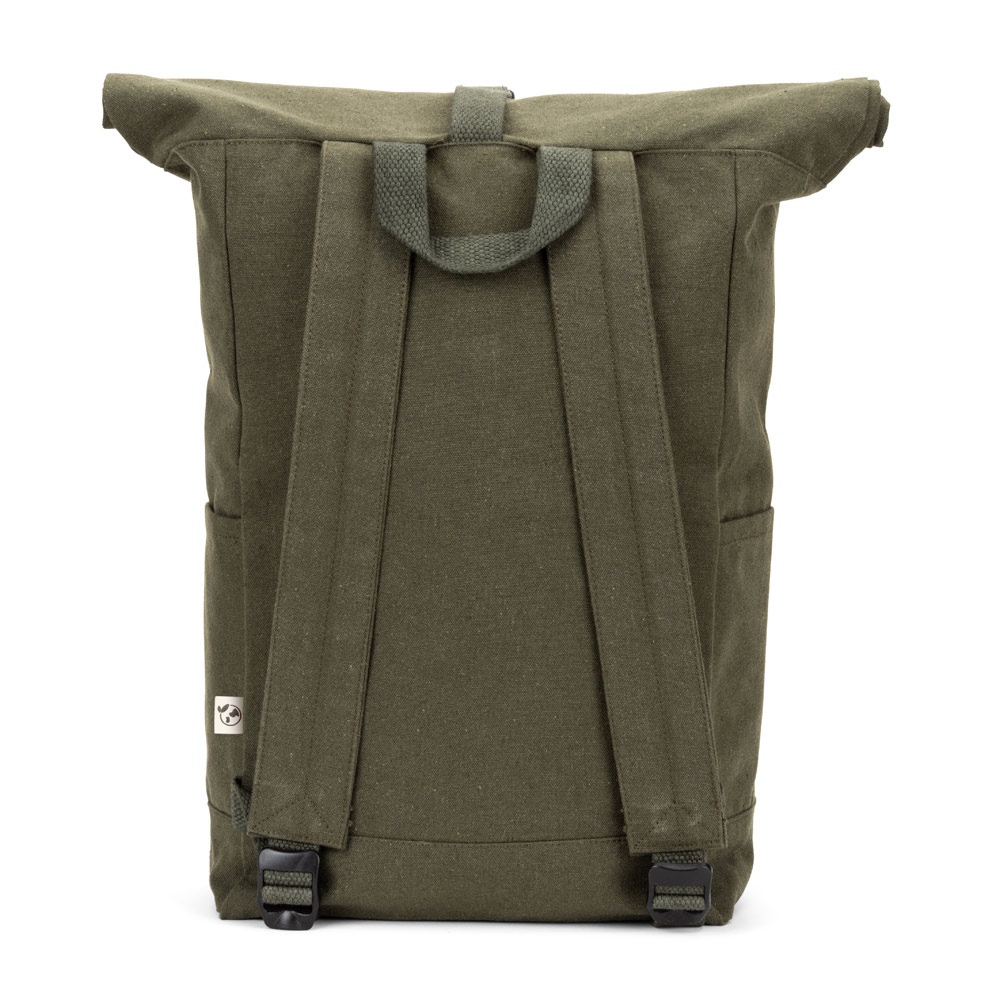 SAINT. Sac à dos à enroulement en coton recyclé et polyester recyclé (380 g/m²) 9