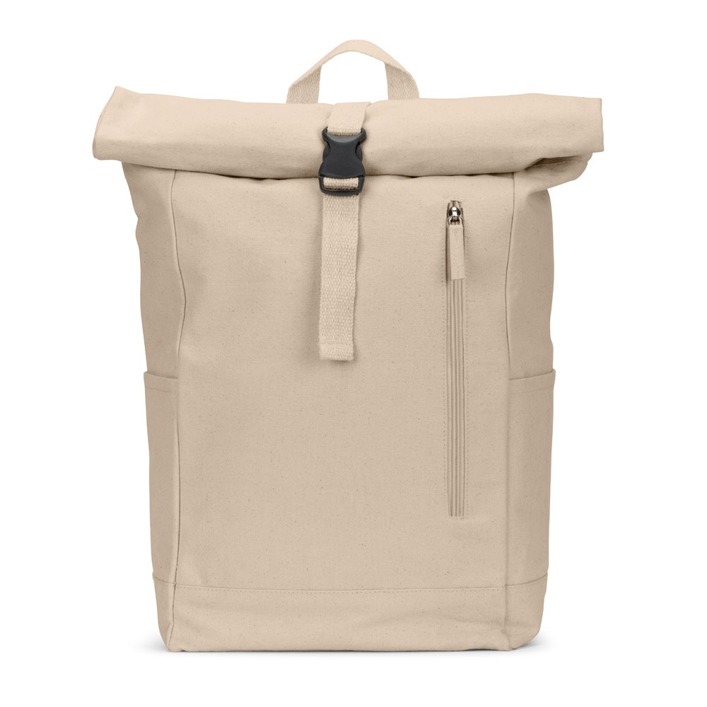SAINT. Sac à dos à enroulement en coton recyclé et polyester recyclé (380 g/m²) 12