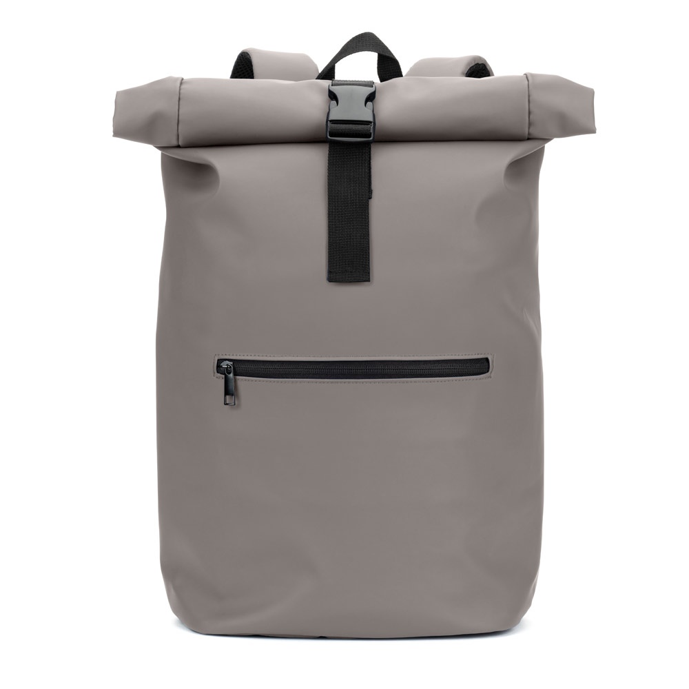 PORTLAND. Sac à dos à enroulement en PU avec poche pour ordinateur portable 16 pouces 14