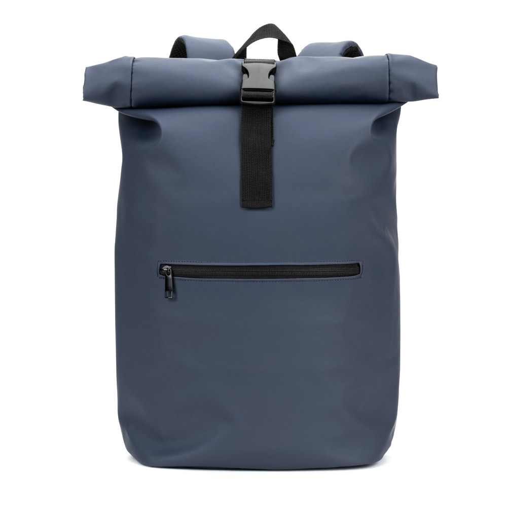 PORTLAND. Sac à dos à enroulement en PU avec poche pour ordinateur portable 16 pouces 8