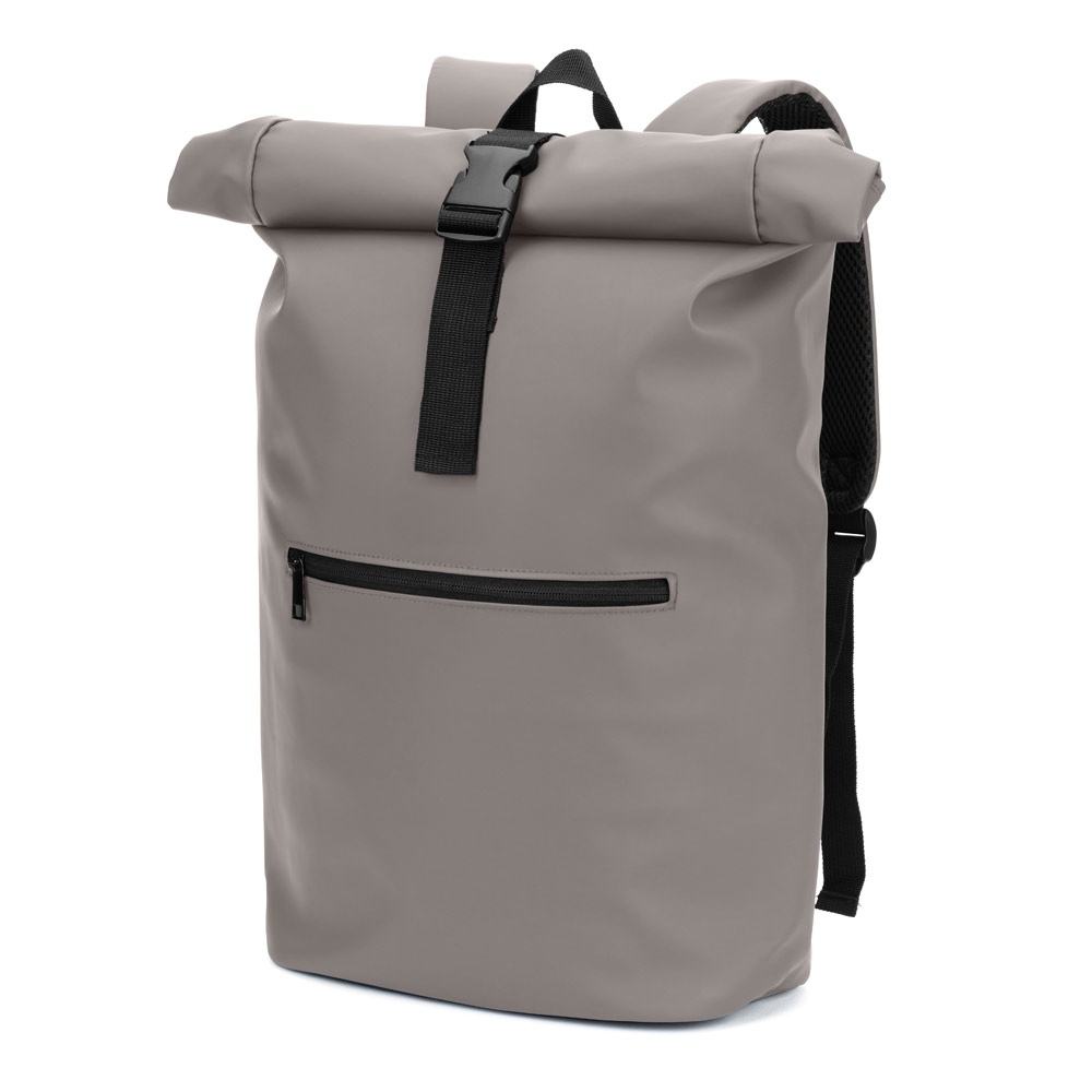 PORTLAND. Sac à dos à enroulement en PU avec poche pour ordinateur portable 16 pouces 4