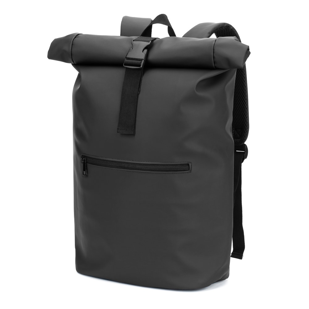 PORTLAND. Sac à dos à enroulement en PU avec poche pour ordinateur portable 16 pouces 2