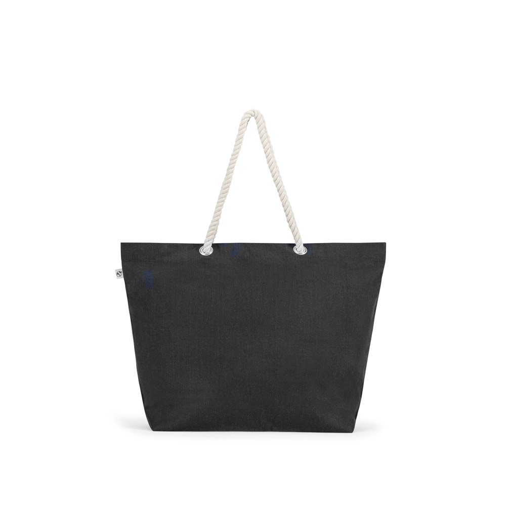 ATHENS. Sac de plage en coton recyclé (70 %) et polyester recyclé (30 %) (220 g/m²) 7