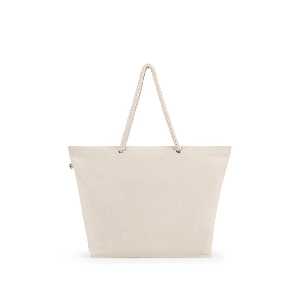 ATHENS. Sac de plage en coton recyclé (70 %) et polyester recyclé (30 %) (220 g/m²) 10