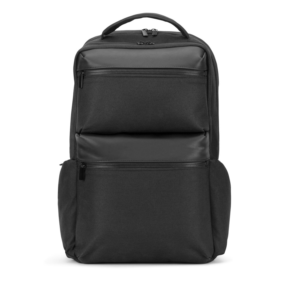 COPENHAGEN. Sac à dos en sergé recyclé et déperlant avec deux grandes poches avant 17'3" 3