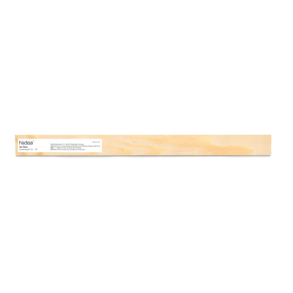 WESLEY 30. Règle en bois de pin avec échelle graduée de 30 cm 3