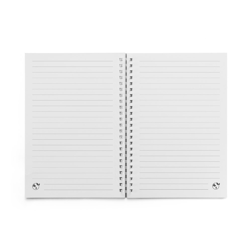 SCHILLER. Bloc-notes A5 avec couverture souple, fabriqué à partir de papier 100 % recyclé 7