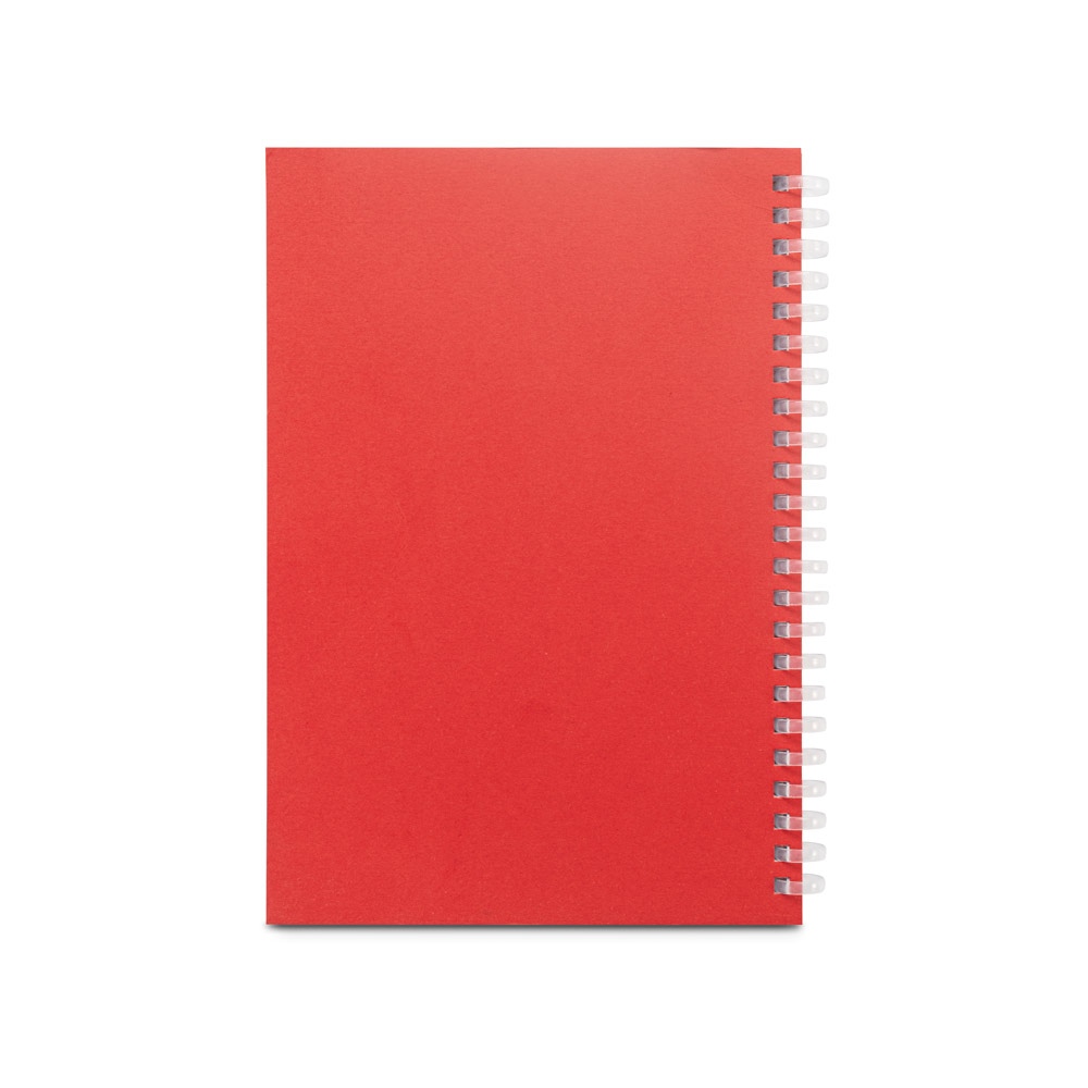 SCHILLER. Bloc-notes A5 avec couverture souple, fabriqué à partir de papier 100 % recyclé 13