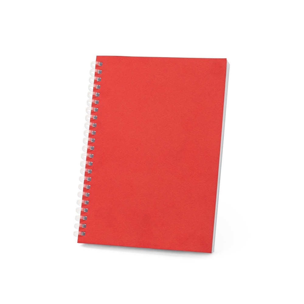 SCHILLER. Bloc-notes A5 avec couverture souple, fabriqué à partir de papier 100 % recyclé 4