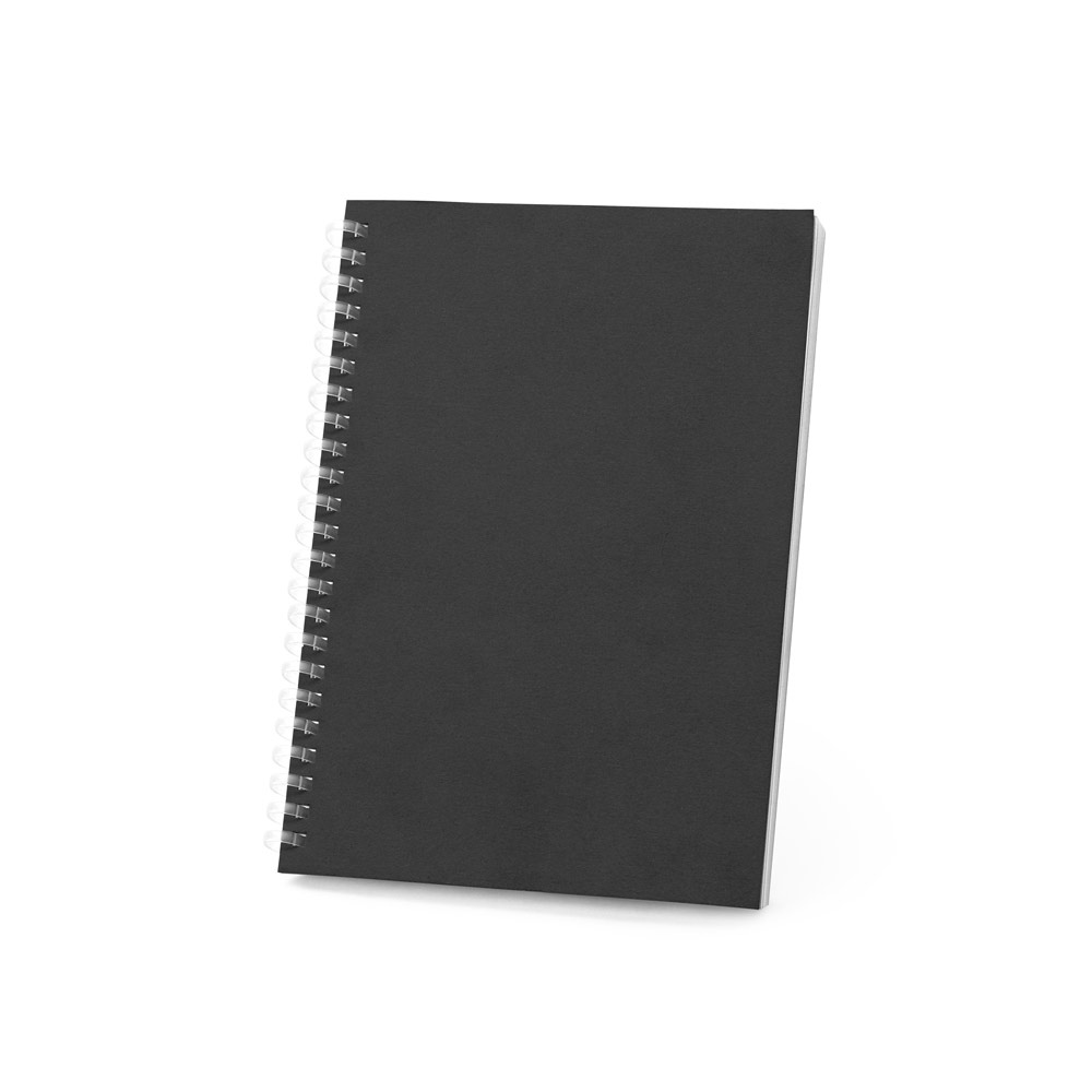 SCHILLER. Bloc-notes A5 avec couverture souple, fabriqué à partir de papier 100 % recyclé 2