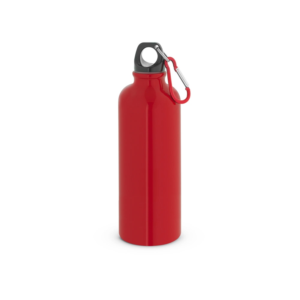 KELCE. Bouteille en acier inoxydable à simple paroi avec mousqueton 550 ml 4
