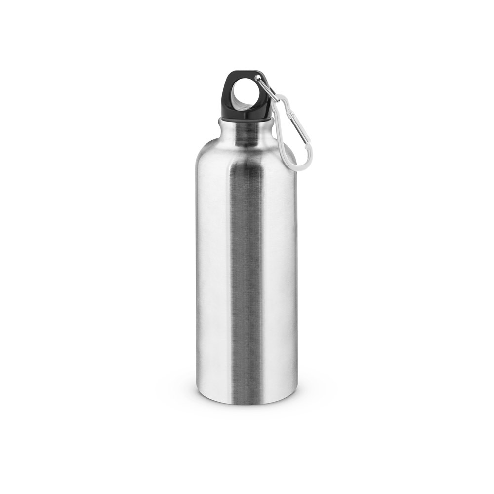 KELCE. Bouteille en acier inoxydable à simple paroi avec mousqueton 550 ml 8