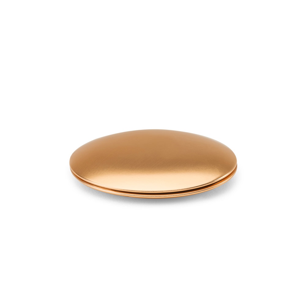KAYLA. Miroir rond double face en aluminium avec fermeture magnétique 5
