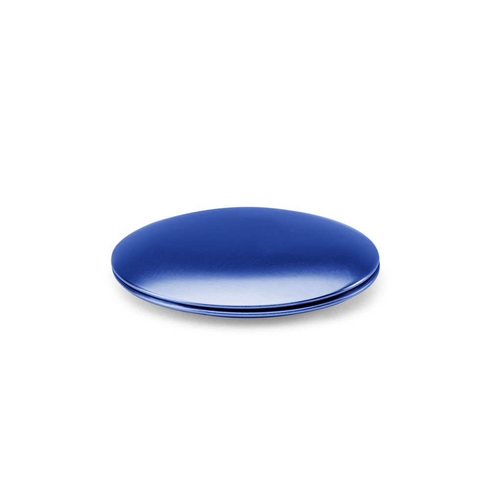 KAYLA. Miroir rond double face en aluminium avec fermeture magnétique 3