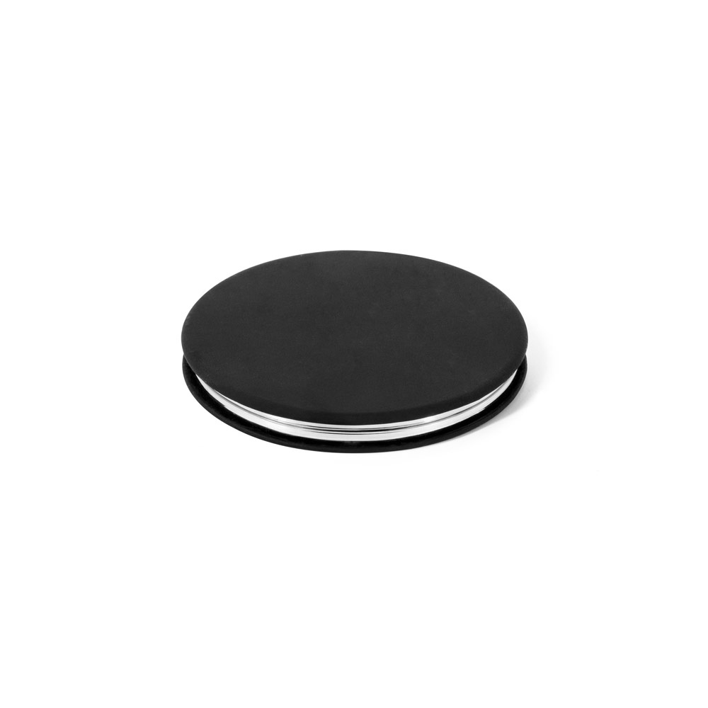 FREYA. Miroir rond double face avec extérieur en PU mat 2